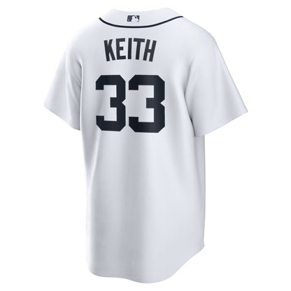 Detroit Tigers Colt Keith Nike Home Replica Jersey - White MLB Team Jersey Baseball Fan Apparel
