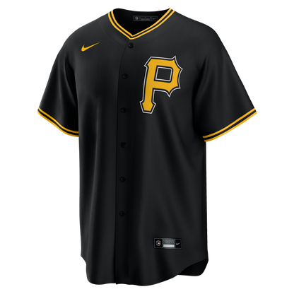 Pittsburgh Pirates Nike Alternate Replica Team Jersey - Black MLB Team Jersey Baseball Fan Apparel