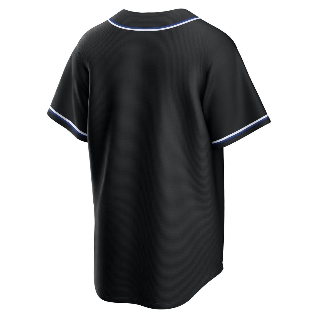 Kansas City Royals Nike Fashion Replica Black Out Jersey MLB Team Jersey Baseball Fan Apparel