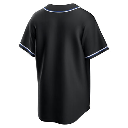 Kansas City Royals Nike Fashion Replica Black Out Jersey MLB Team Jersey Baseball Fan Apparel