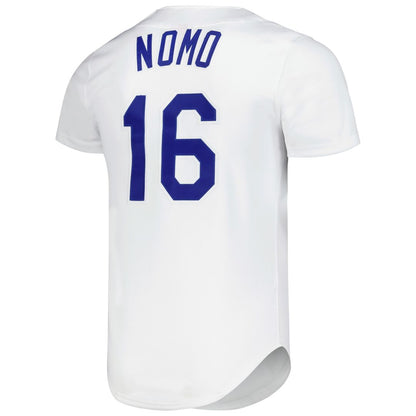 Los Angeles Dodgers Hideo Nomo Mitchell & Ness Cooperstown Authentic Jersey - White MLB Team Jersey Baseball Fan Apparel