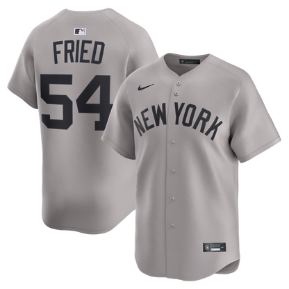 New York Yankees Max Fried Nike Home Limited Player Jersey - White MLB Team Jersey Baseball Fan Apparel