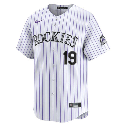 Colorado Rockies Charlie Blackmon Nike Youth Home Limited Player Jersey - White MLB Team Jersey Baseball Fan Apparel