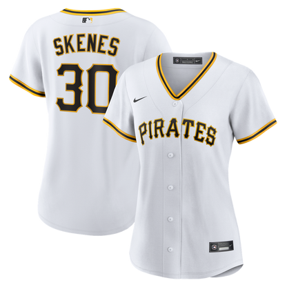 Pittsburgh Pirates Paul Skenes Nike Women's Home Replica Player Jersey - White MLB Team Jersey Baseball Fan Apparel
