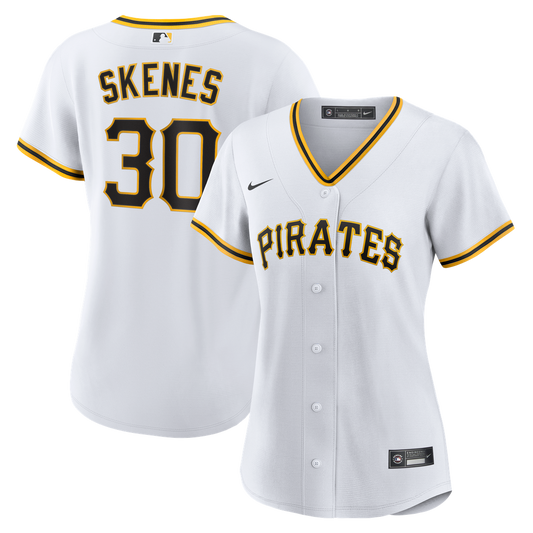 Pittsburgh Pirates Paul Skenes Nike Women's Home Replica Player Jersey - White MLB Team Jersey Baseball Fan Apparel
