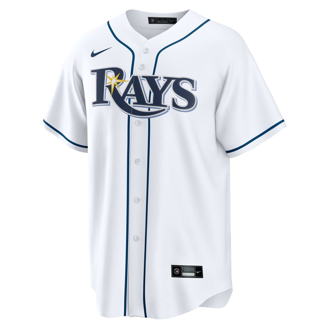 Tampa Bay Rays Jonathan Aranda Nike Home Replica Jersey - White MLB Team Jersey Baseball Fan Apparel