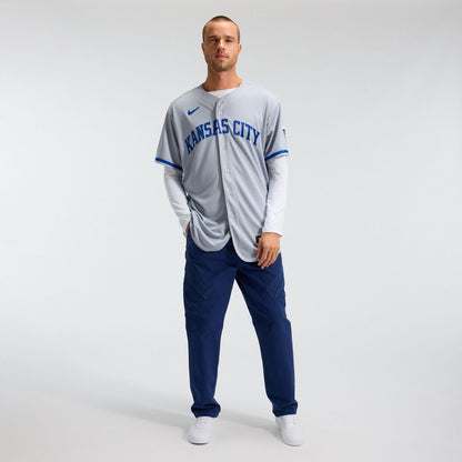 Kansas City Royals Nike 2022 Road Authentic Jersey - Gray MLB Team Jersey Baseball Fan Apparel