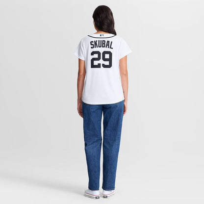 Detroit Tigers Tarik Skubal Nike Women's Home Replica Jersey - White MLB Team Jersey Baseball Fan Apparel