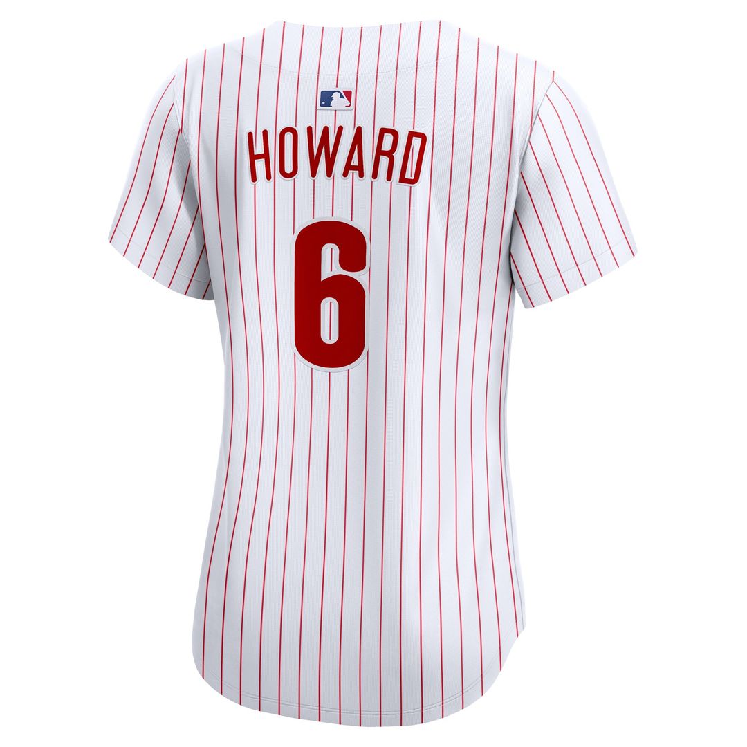 Philadelphia Phillies Ryan Howard Nike Women's Alternate 2 Limited Jersey - Cream MLB Team Jersey Baseball Fan Apparel