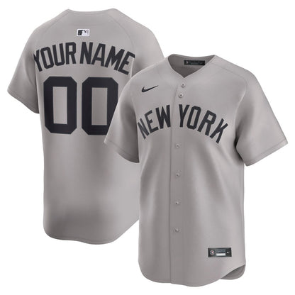 New York Yankees Nike Home Limited Custom Jersey - White MLB Team Jersey Baseball Fan Apparel