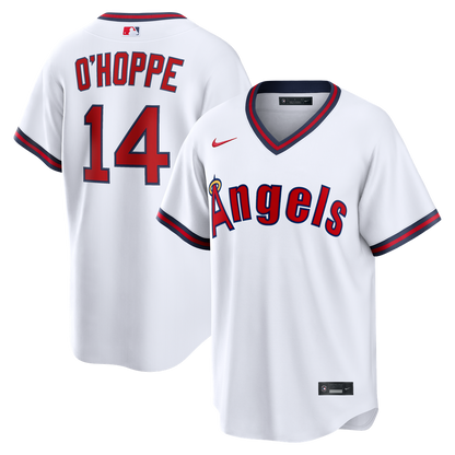 Los Angeles Angels Logan O'Hoppe Nike Alternate Replica Jersey - White MLB Team Jersey Baseball Fan Apparel