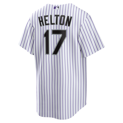 Colorado Rockies Todd Helton Nike Home Retired Player Replica Jersey - White MLB Team Jersey Baseball Fan Apparel