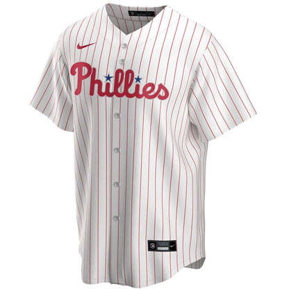 Philadelphia Phillies Nike Home Replica Custom Jersey - White MLB Team Jersey Baseball Fan Apparel