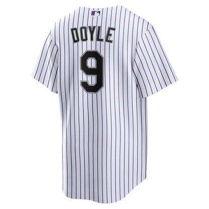 Colorado Rockies Brenton Doyle Nike Home Replica Jersey - White MLB Team Jersey Baseball Fan Apparel