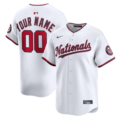 Washington Nationals Nike Alternate Limited Custom Jersey - Navy MLB Team Jersey Baseball Fan Apparel