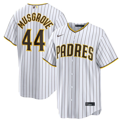 San Diego Padres Joe Musgrove Nike Home Replica Jersey - White MLB Team Jersey Baseball Fan Apparel