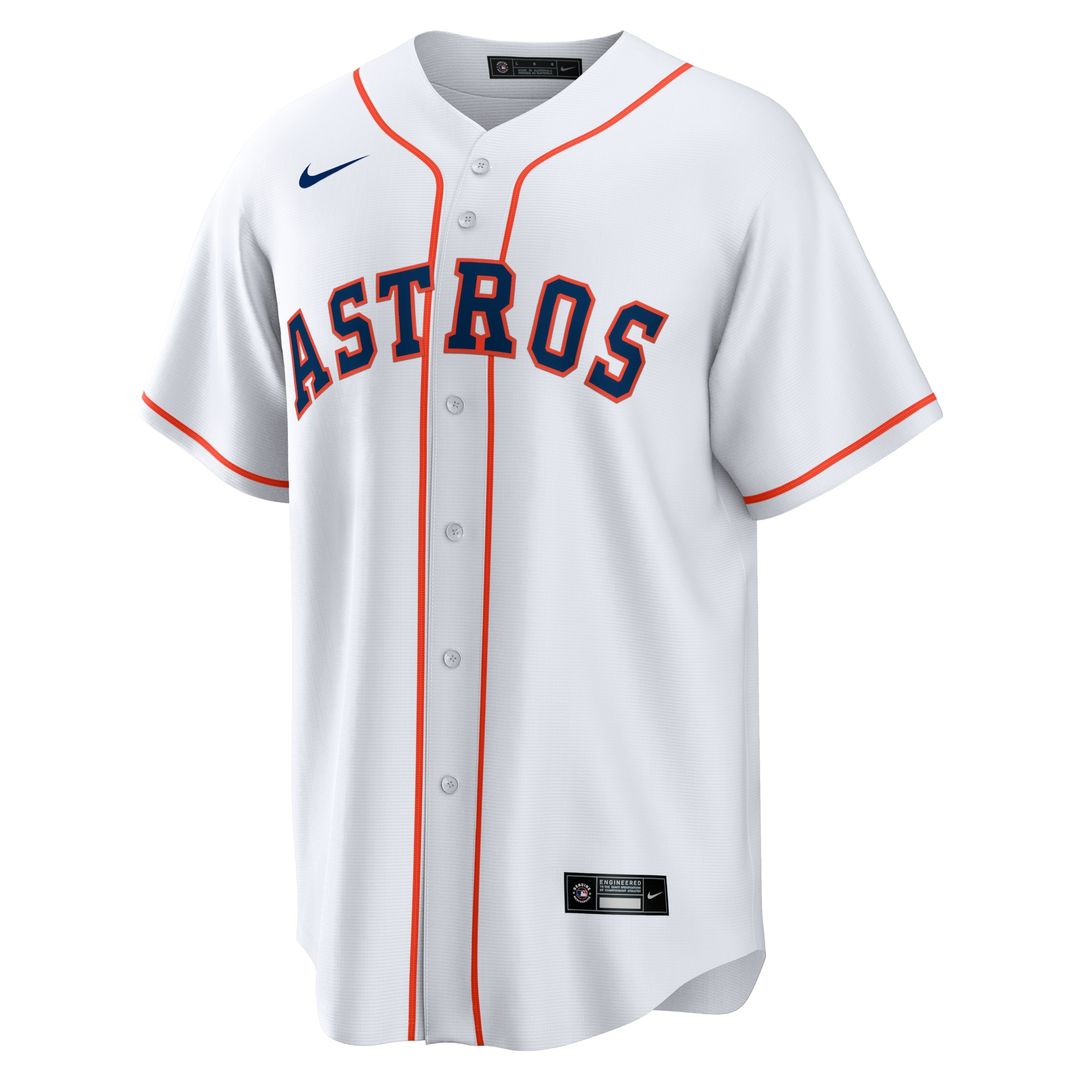 Houston Astros Jose Altuve Nike Home Replica Player Name Jersey - White MLB Team Jersey Baseball Fan Apparel
