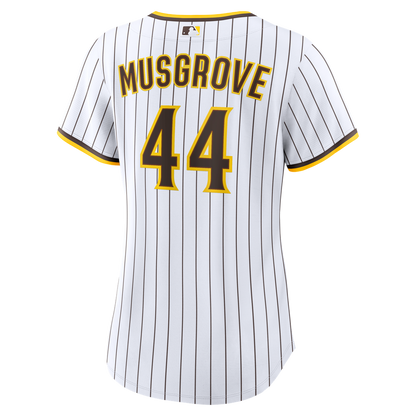 San Diego Padres Joe Musgrove Nike Women's Home Replica Jersey - White MLB Team Jersey Baseball Fan Apparel
