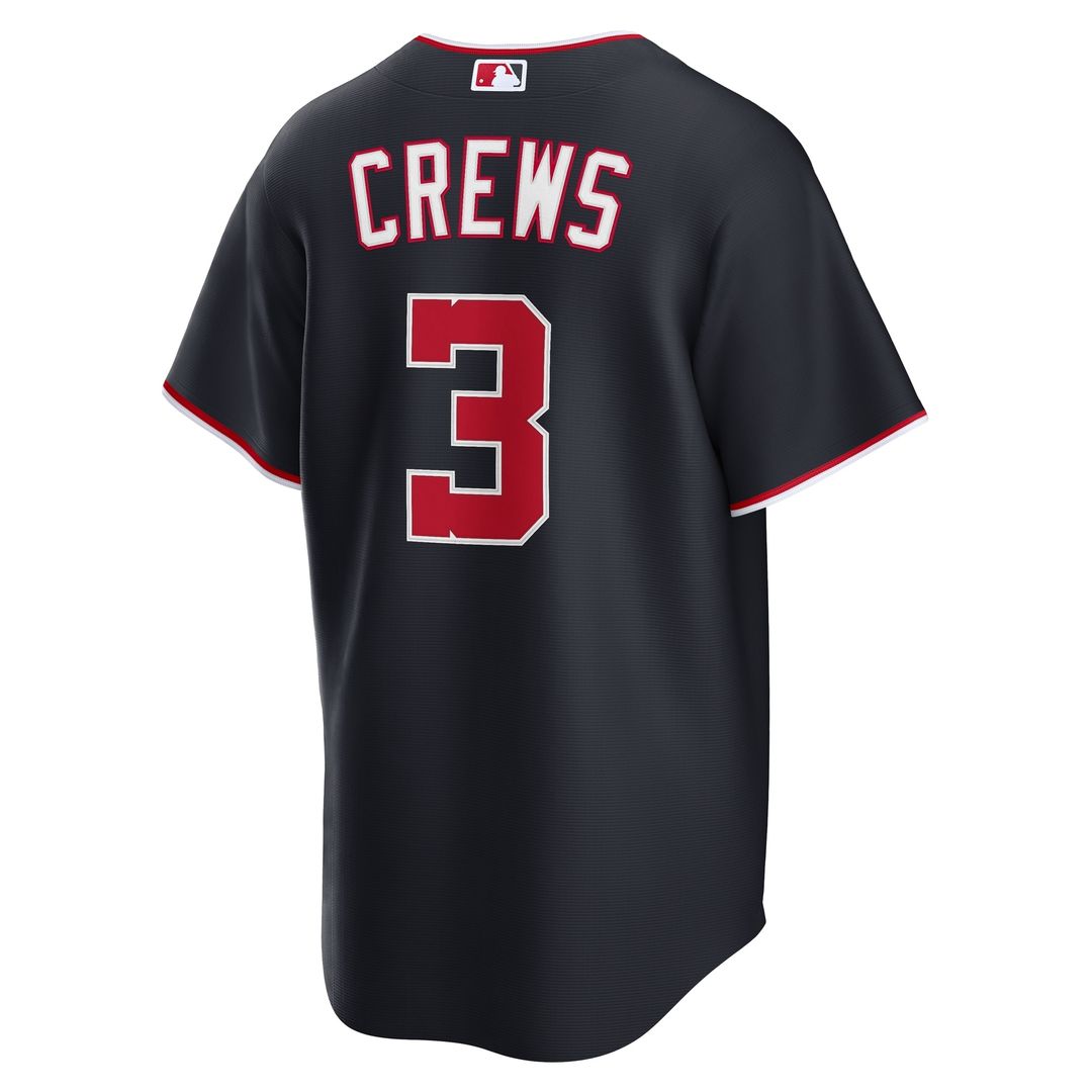 Washington Nationals Dylan Crews Nike Home Replica Jersey - White MLB Team Jersey Baseball Fan Apparel