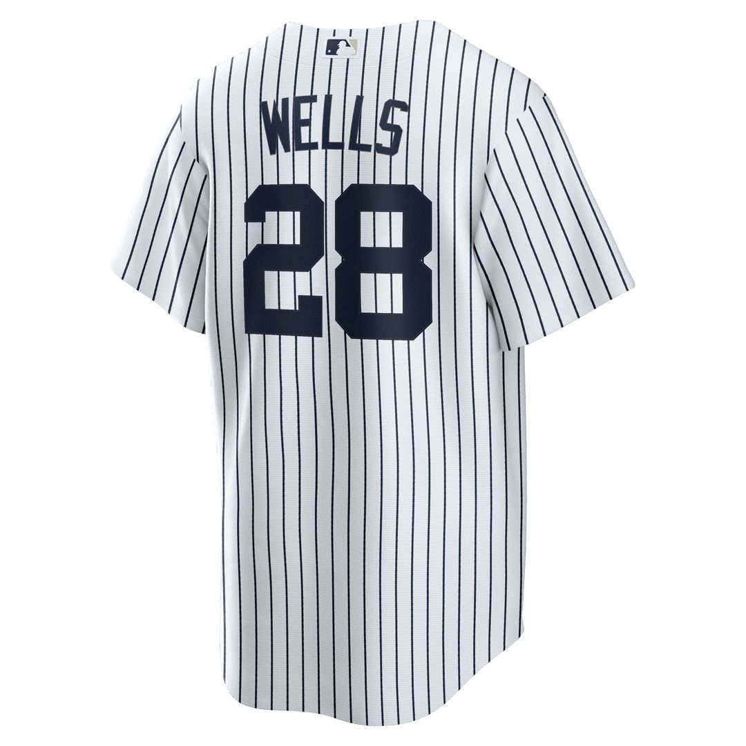 New York Yankees Austin Wells Nike Home Replica Jersey - White MLB Team Jersey Baseball Fan Apparel
