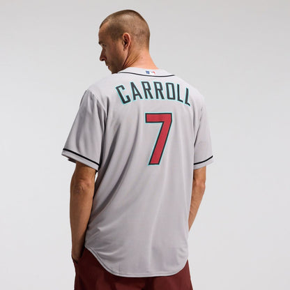 Arizona Diamondbacks Corbin Carroll Nike Alternate 2 Replica Jersey - Crimson MLB Team Jersey Baseball Fan Apparel