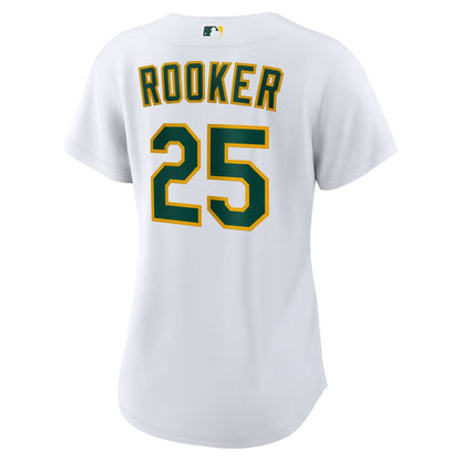 Athletics Brent Rooker Nike Women's Home Replica Jersey - White MLB Team Jersey Baseball Fan Apparel