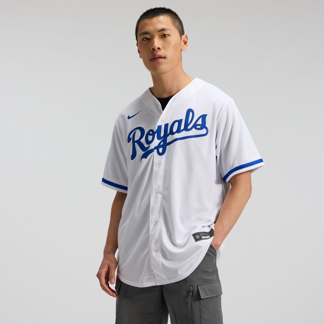 Kansas City Royals Bobby Witt Jr. Nike Home Replica Player Jersey - White MLB Team Jersey Baseball Fan Apparel