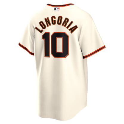 San Francisco Giants Evan Longoria Nike Home Retired Player Replica Jersey - Cream MLB Team Jersey Baseball Fan Apparel