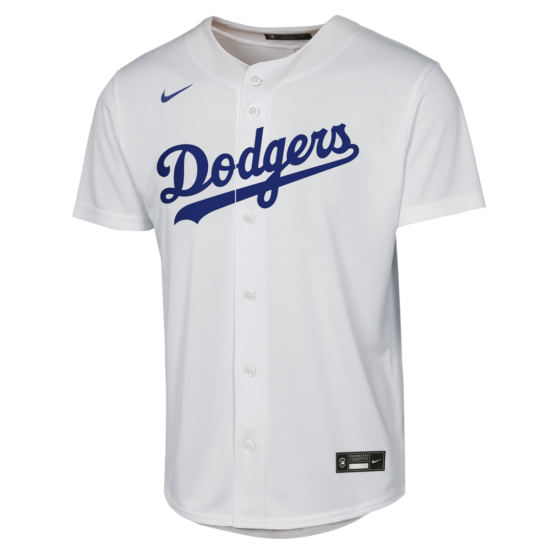 Los Angeles Dodgers Will Smith Nike Youth Home Replica Jersey - White MLB Team Jersey Baseball Fan Apparel