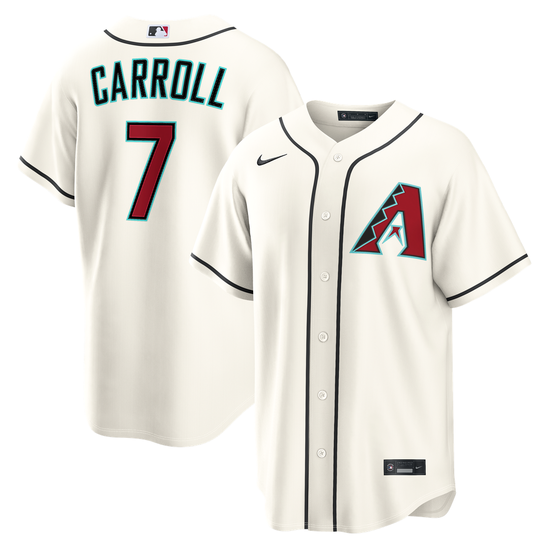 Arizona Diamondbacks Corbin Carroll Nike Home Replica Jersey - Cream MLB Team Jersey Baseball Fan Apparel
