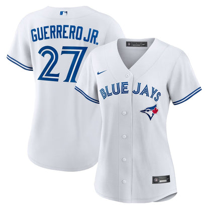 Toronto Blue Jays Vladimir Guerrero Jr. Nike Women's Home Replica Player Jersey - White MLB Team Jersey Baseball Fan Apparel