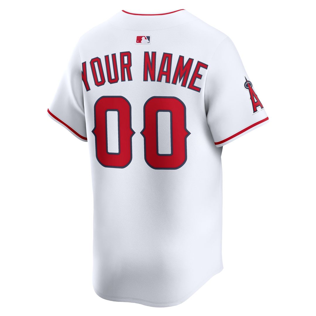 Los Angeles Angels Nike Alternate Limited Custom Jersey - Red MLB Team Jersey Baseball Fan Apparel