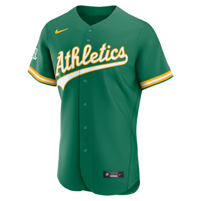 Athletics Nike Alternate Authentic Jersey - Green MLB Team Jersey Baseball Fan Apparel